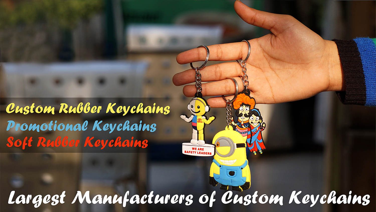 Promotional Rubber keychain
