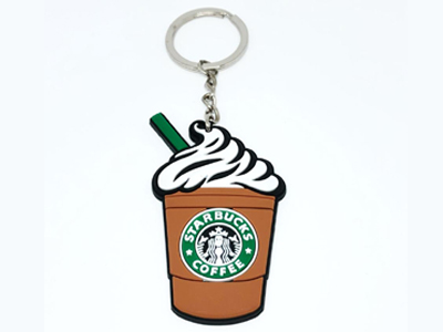 Silicone PVC Rubber Keychain